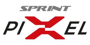 Ice sprint X pixel logo