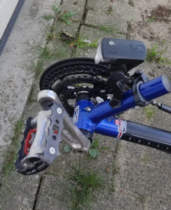 Ice Adventure 20 RS closeup van het crankstel