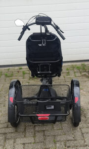 HP Velotechnik Delta TX van achter gezien