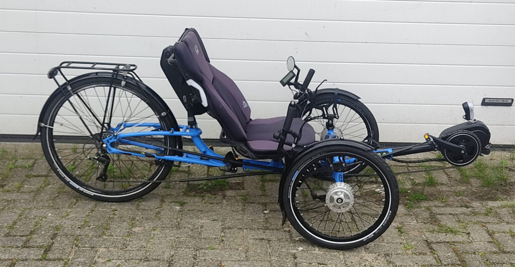 Ice Trikes Adventure HD 26 rigid met ondersteuning van rechts gezien